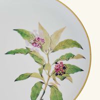 Jardin Indien Serving Platter Round Green 32cm bernardaud jardin indien serving platter round green 32cm