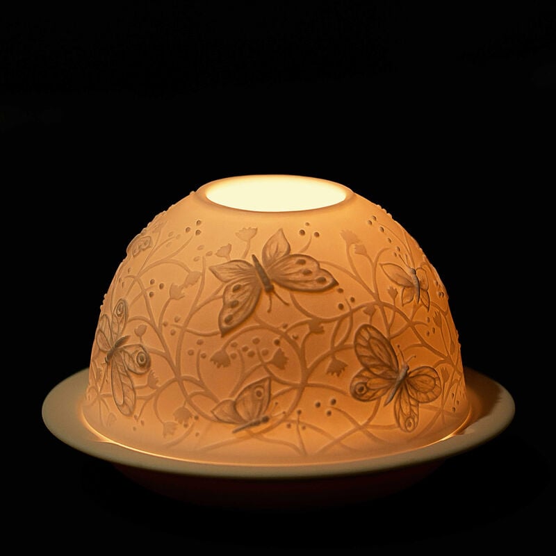 Butterflies in Flight Led Lithophanie bernardaud butterflies in flight led lithophanie