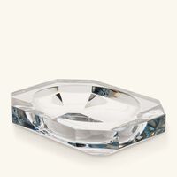 باكارا صينية الحلى والمجوهرات أوكتوجون بتصميم شفاف مستطيل الشكل   بالحجم الصغير