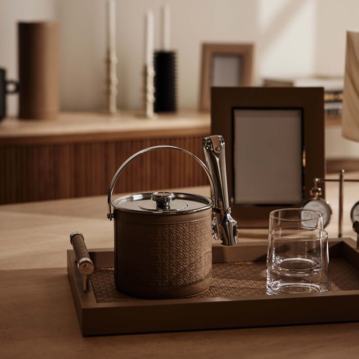 giobagnara elie saab monogram ice bucket mouton