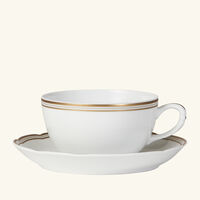 Pompadour Tea Cup & Saucer Gold bernardaud pompadour tea cup saucer gold