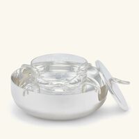 christofle vertigo caviar serving set silver plated
