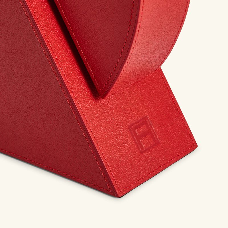 assouline cubist right bookend red