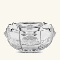versace crystal caviar bowl clear