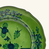 Oriente Italiano Serving Platter Round Green 31cm ginori 1735 oriente italiano serving platter round green 31cm