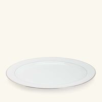 Platter Oval Silver 33cm bernardaud platter oval silver 33cm