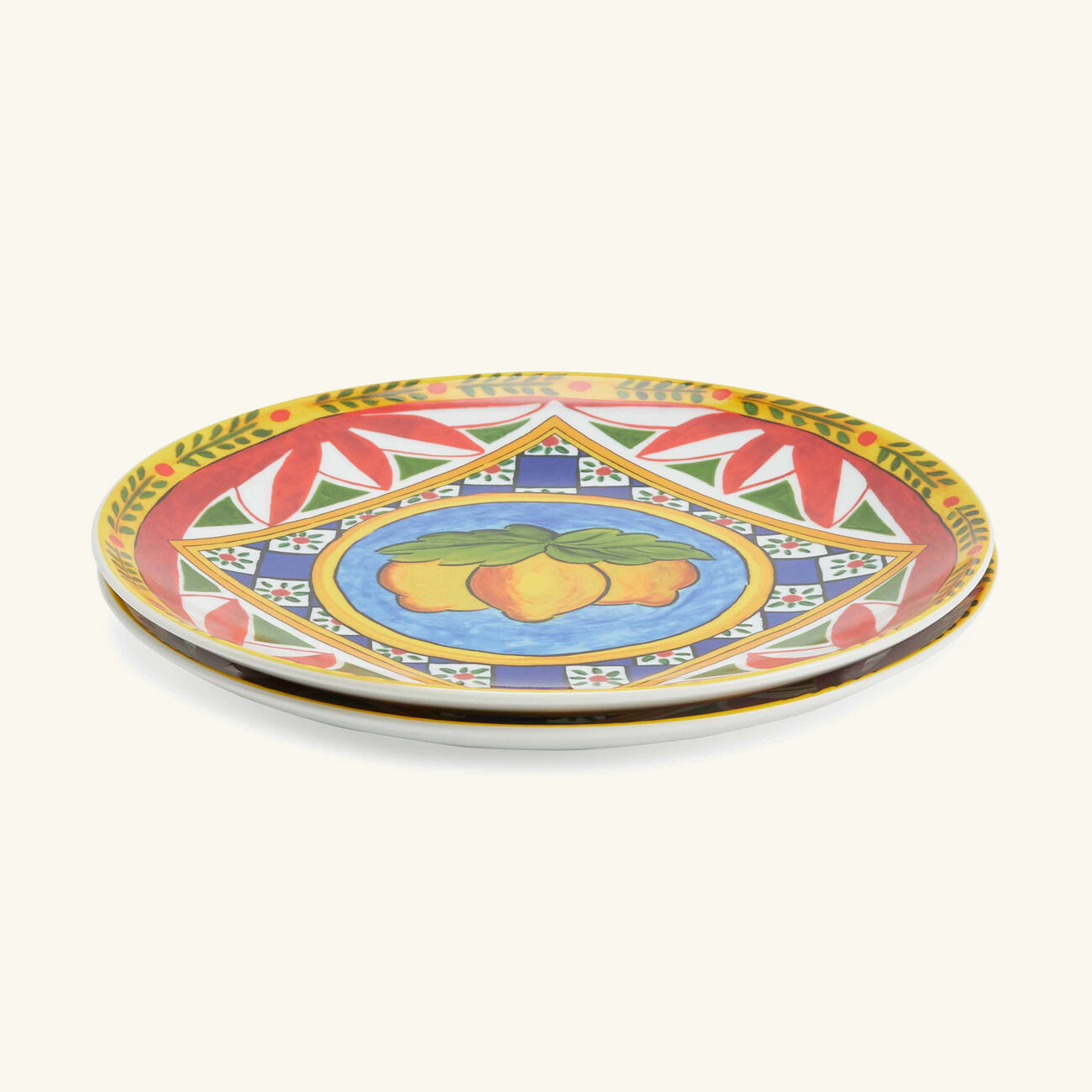 Carretto Dinner Plate Round 20cm Set Of 2 dolce gabbana casa carretto dinner plate round 20cm set of 2