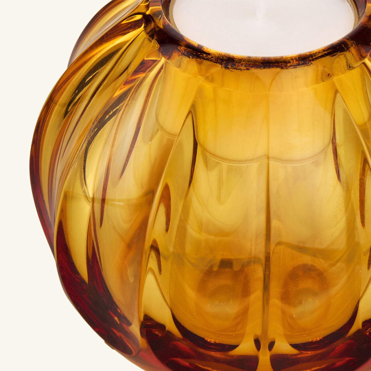 حامل شمعة فوتيف برتقالي ماريو تشيوني حامل شمعة فوتيف برتقالي