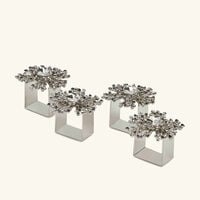 Gem Burst Napkin Ring Silver Set Of 4 kim seybert gem burst napkin ring silver set of 4