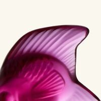 Fish Figurine Mini Fuchsia lalique fish figurine mini fuchsia