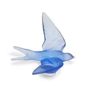 Crystal Swallow Wings Up Sculpture, medium