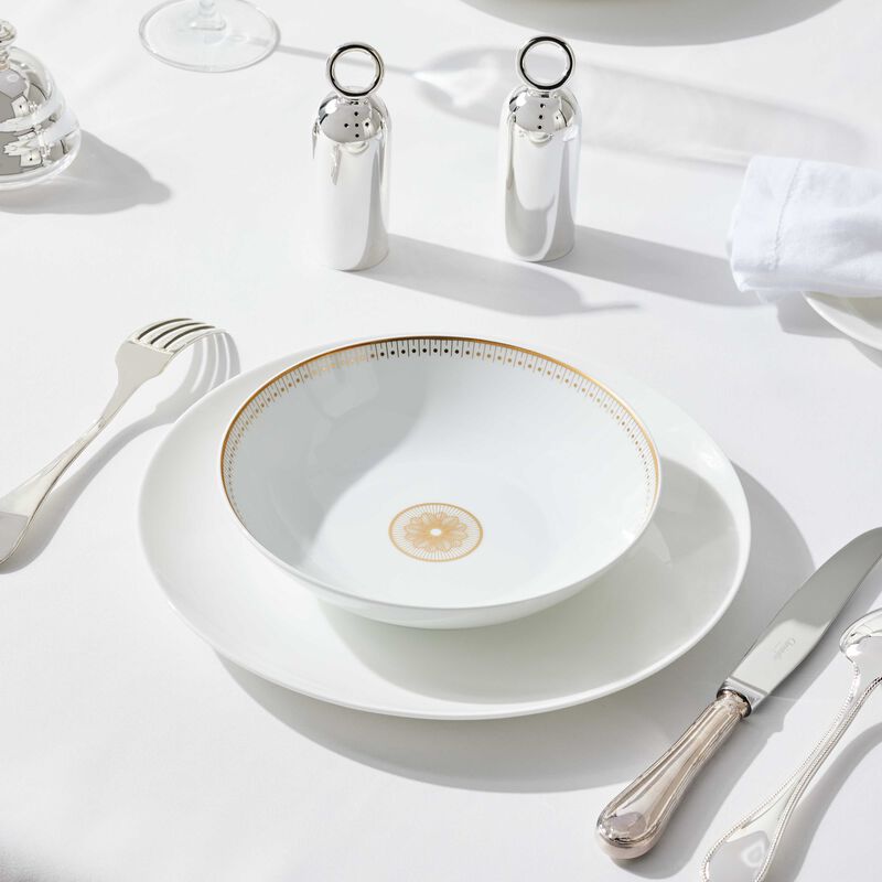 christofle malmaison imp riale soup bowl gold 19cm