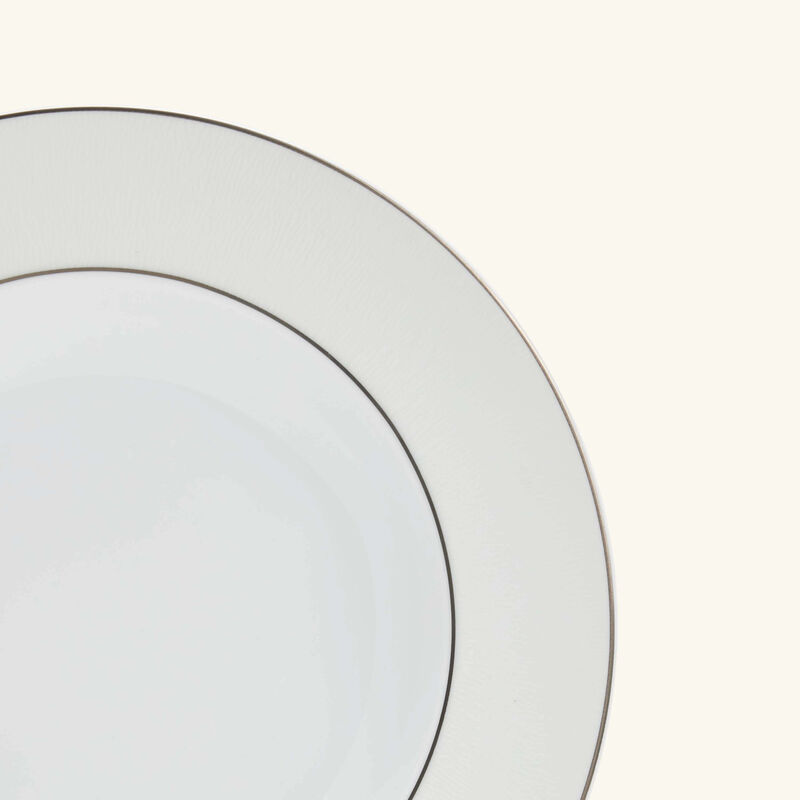 bernardaud dune soup plate round white 19cm