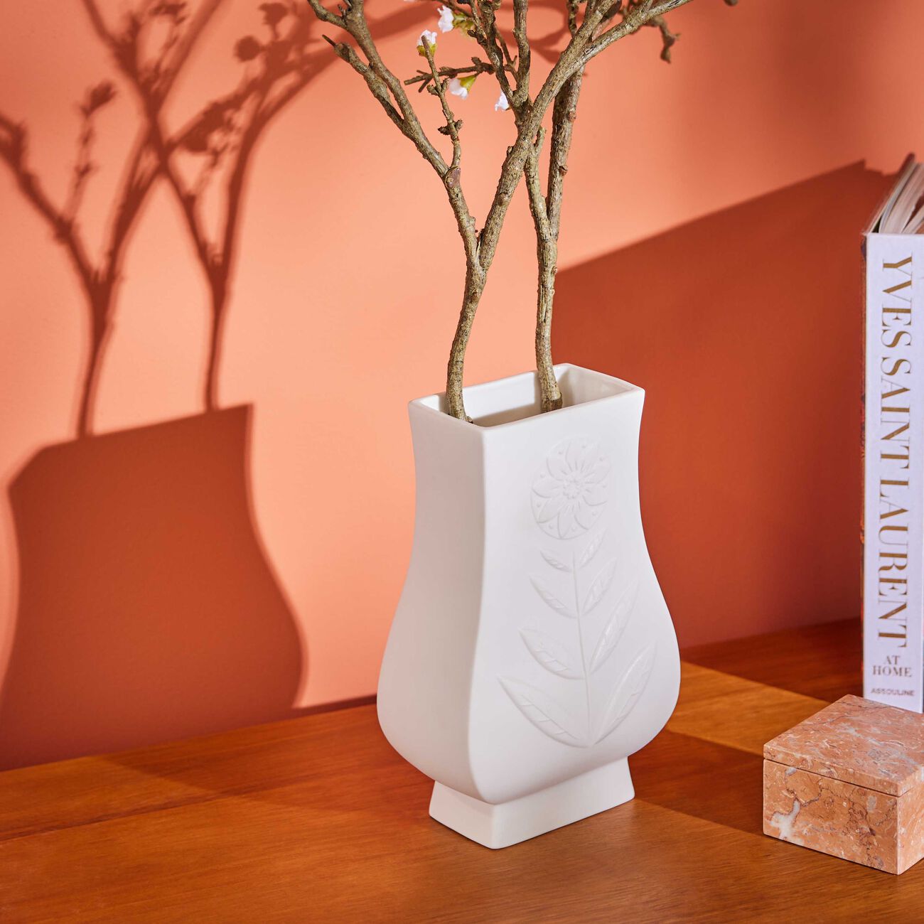 Alexandra Vase Medium White jonathan adler alexandra vase medium white