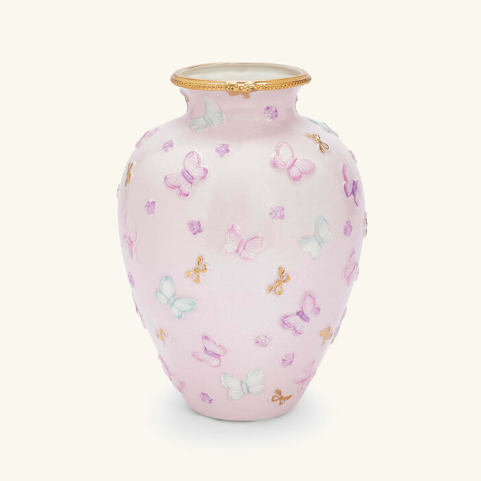 Butterfly Vase Small Pink villari butterfly vase small pink