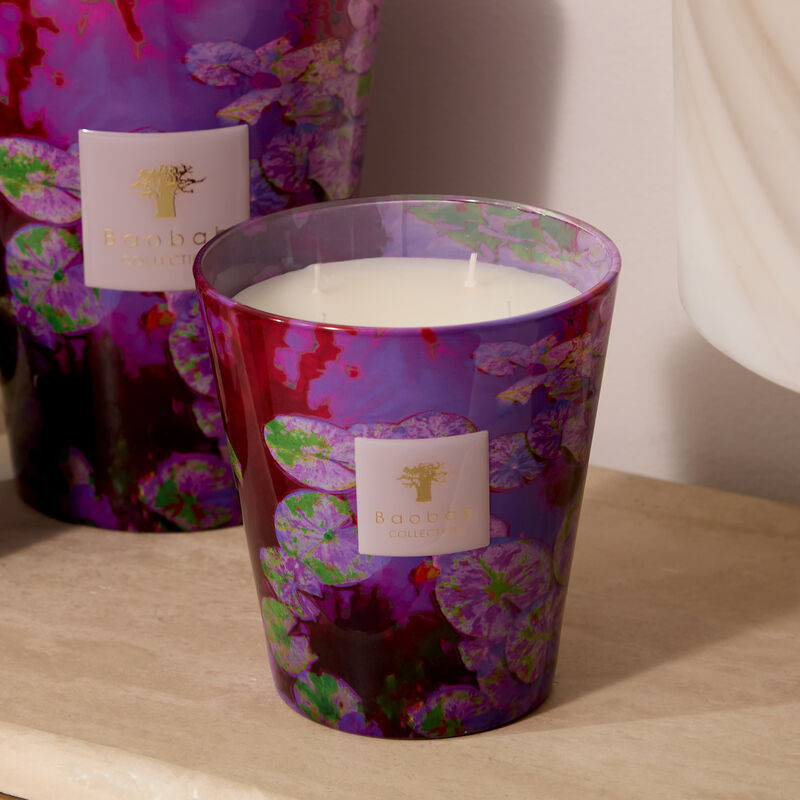 baobab collection water lily candles max 16