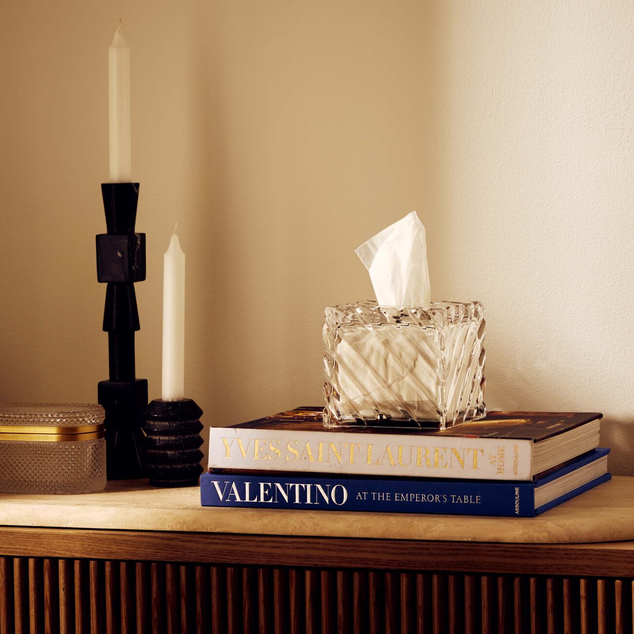 Crystal Tissue Box Clear mario cioni c crystal tissue box clear