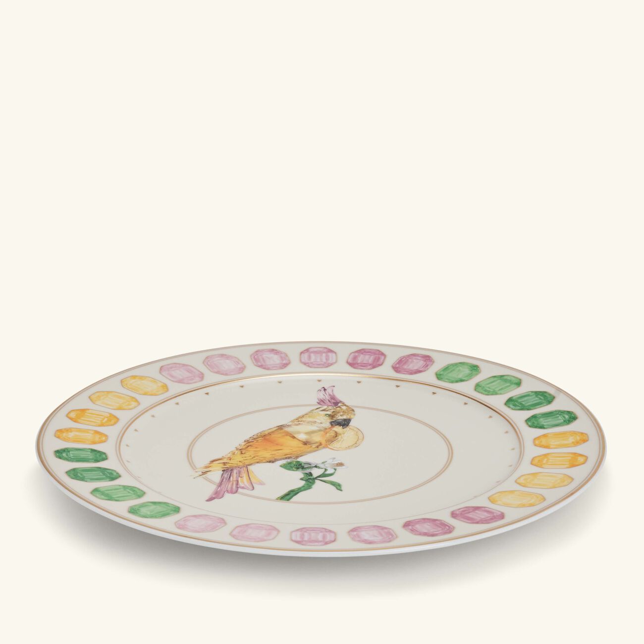 rosenthal idyllia service plate round cockatoo 33 cm