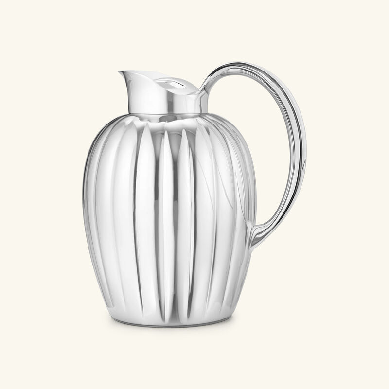 إبريق بيرنادوت للقهوة والشاي فضي جورج جنسن إبريق بيرنادوت للقهوة والشاي فضي