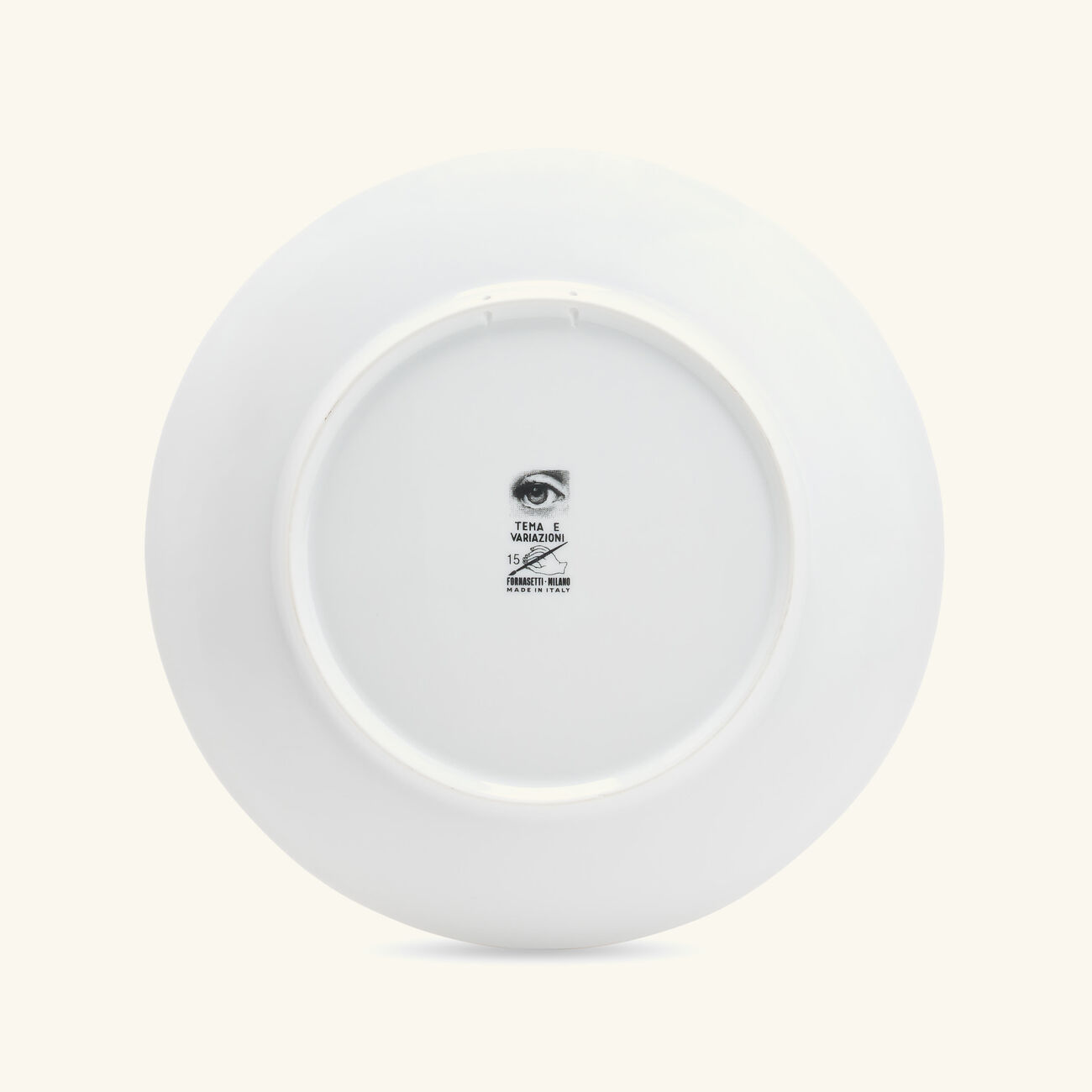 fornasetti tema e variazioni no 15 wall plate gold