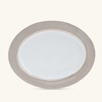 Divine Serving Platter Oval Grey 38cm bernardaud divine serving platter oval grey 38cm