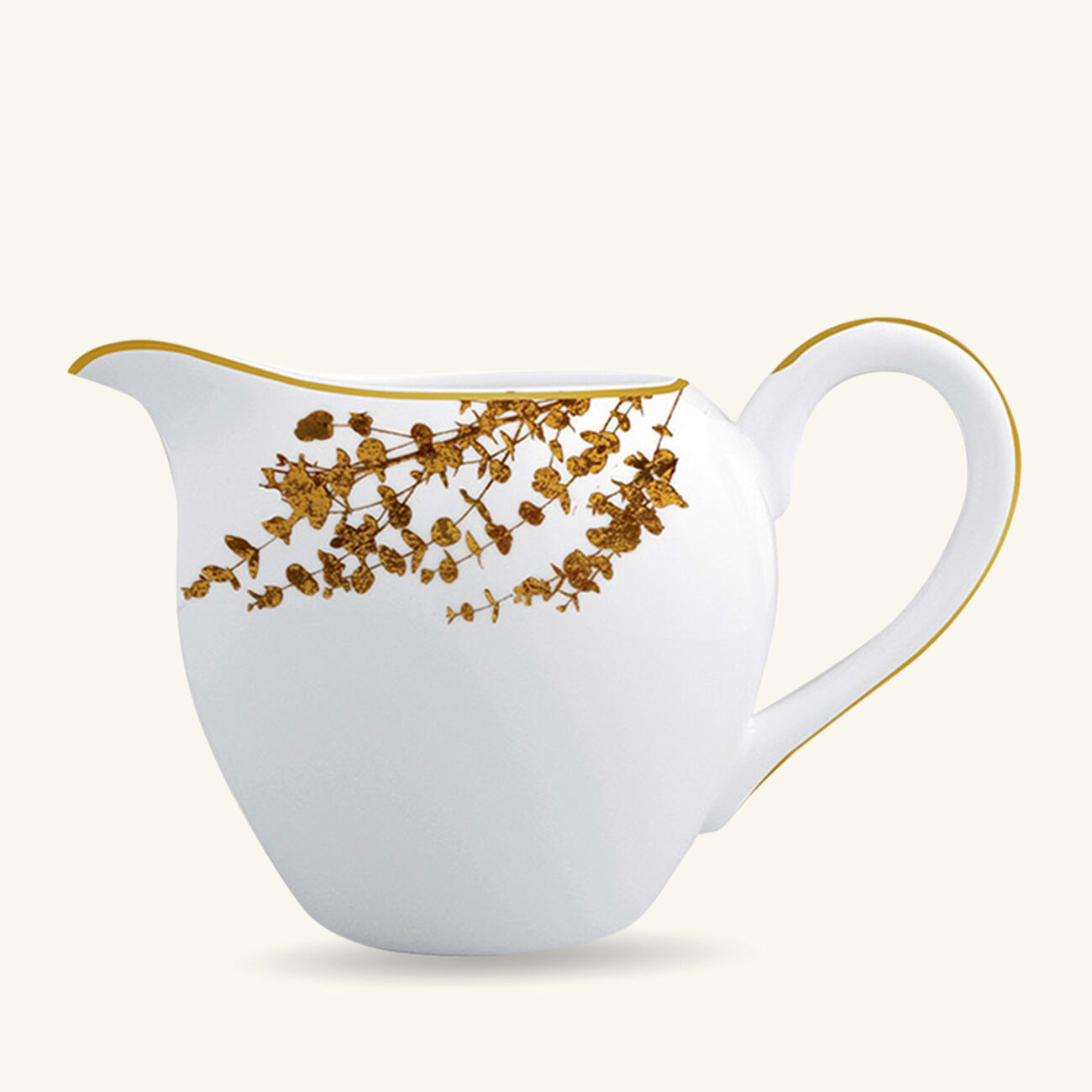 Vegetal Or Milk Pitcher Gold bernardaud vegetal or milk pitcher gold