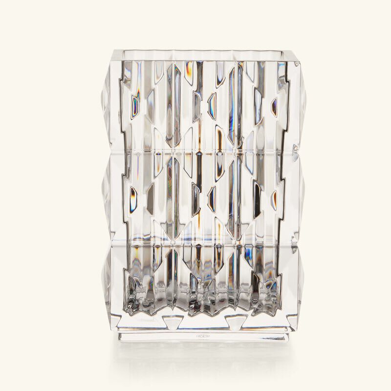 baccarat louxor vase rectangular small clear