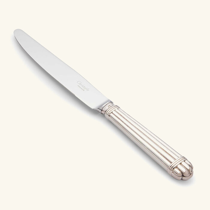 christofle aria silver plated dinner knife silver plated