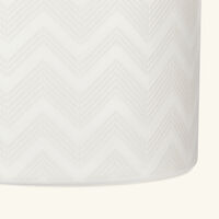 missoni home zig zag sugar pot white