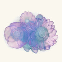 daum sweet garden flower figurine mini pink