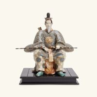 Japanese Nobleman II Sculpture Medium Brown Limited Edition lladro japanese nobleman ii sculpture medium brown limited edition