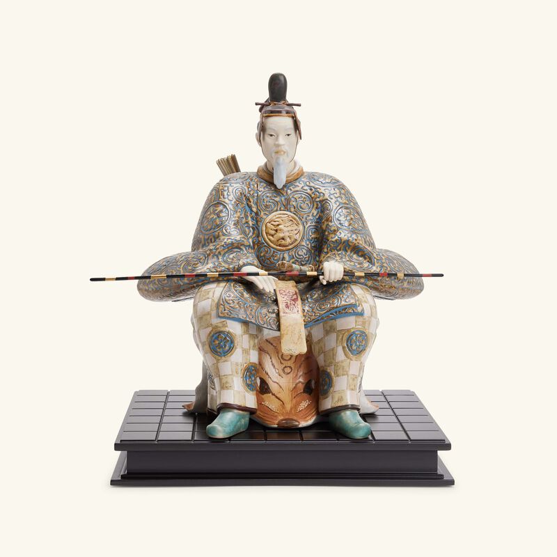 Japanese Nobleman II Sculpture Medium Brown Limited Edition lladro japanese nobleman ii sculpture medium brown limited edition
