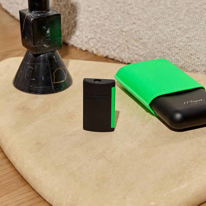 st dupont maxijet fluo lighter green