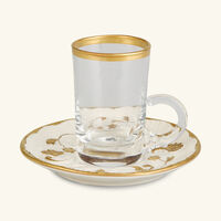Taormina Tea Cup & Saucer Gold villari taormina tea cup saucer gold