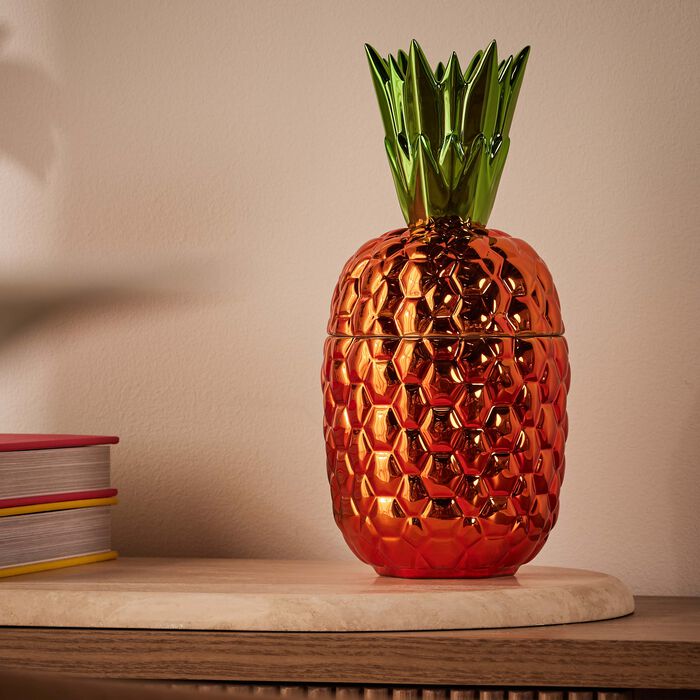 Victoria Pineapple Box Orange bernardaud victoria pineapple box orange