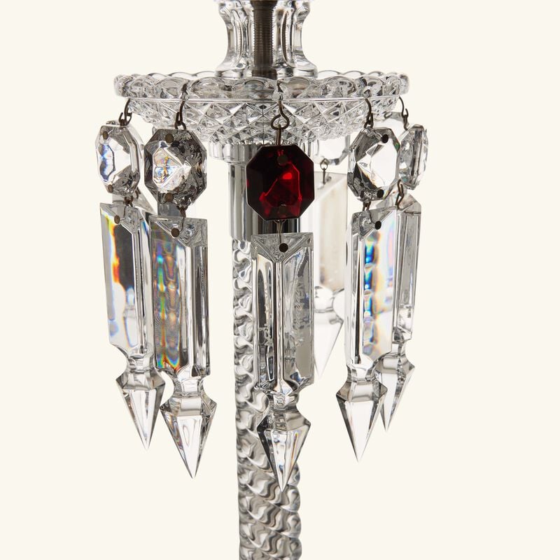 baccarat torch lamp black shade