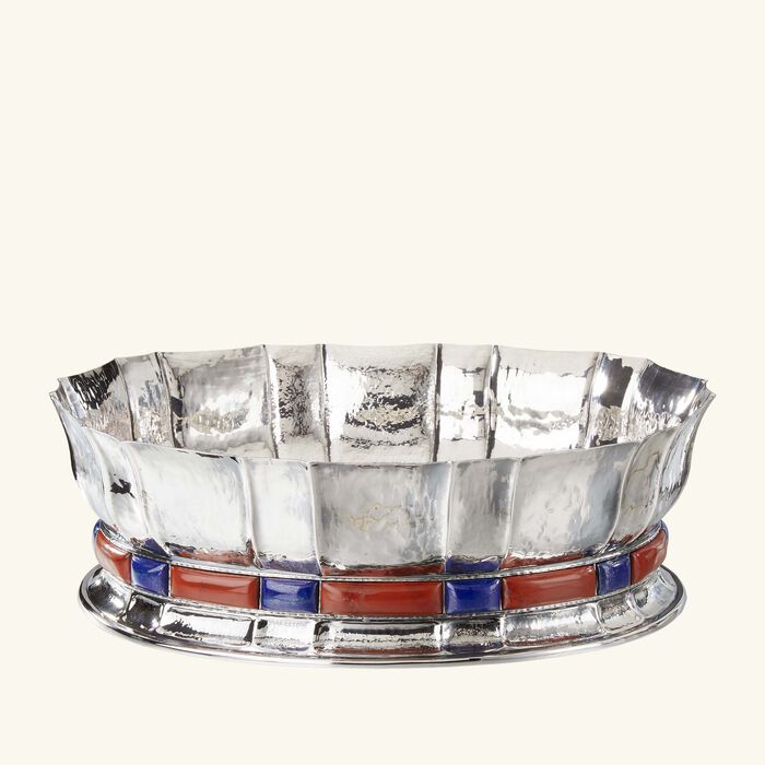 buccellati doge centrepiece bowl red large