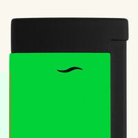 اس تي دوبون ولاعة سليم 7 بطلاء بلون أخضر نيون