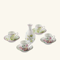Florenza Acanto Impero Coffee Cup Green Set of 2 ginori 1743 florenza acanto impero coffee cup green set of 2