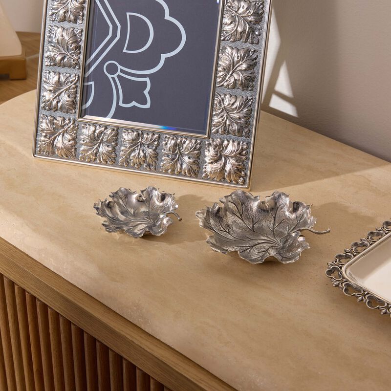 buccellati geranium leaf bowl small silver