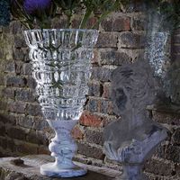 baccarat new antique vase extra large clear