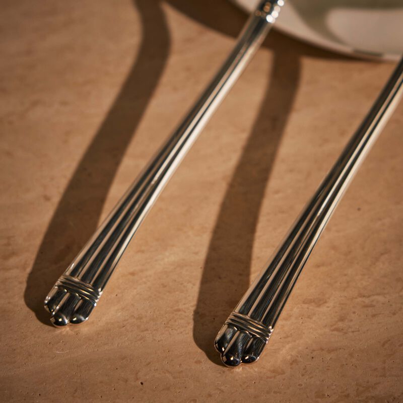 كريستوفل ملعقة تقديم السلطة آريا مطلية بالفضة