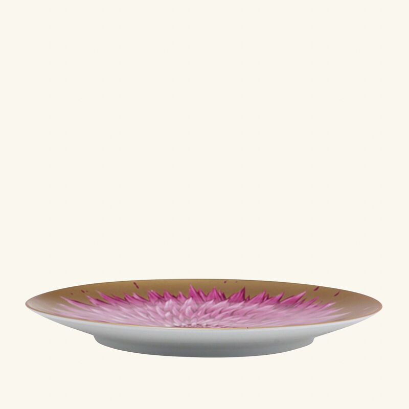 bernardaud in bloom dinner plate round pink limited edition