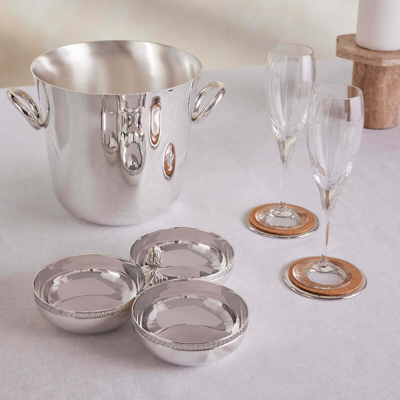 كريستوفل وعاء الضيافة مالميزون باللون الفضي 11 سم