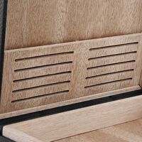 st dupont travel size cigar humidor box black