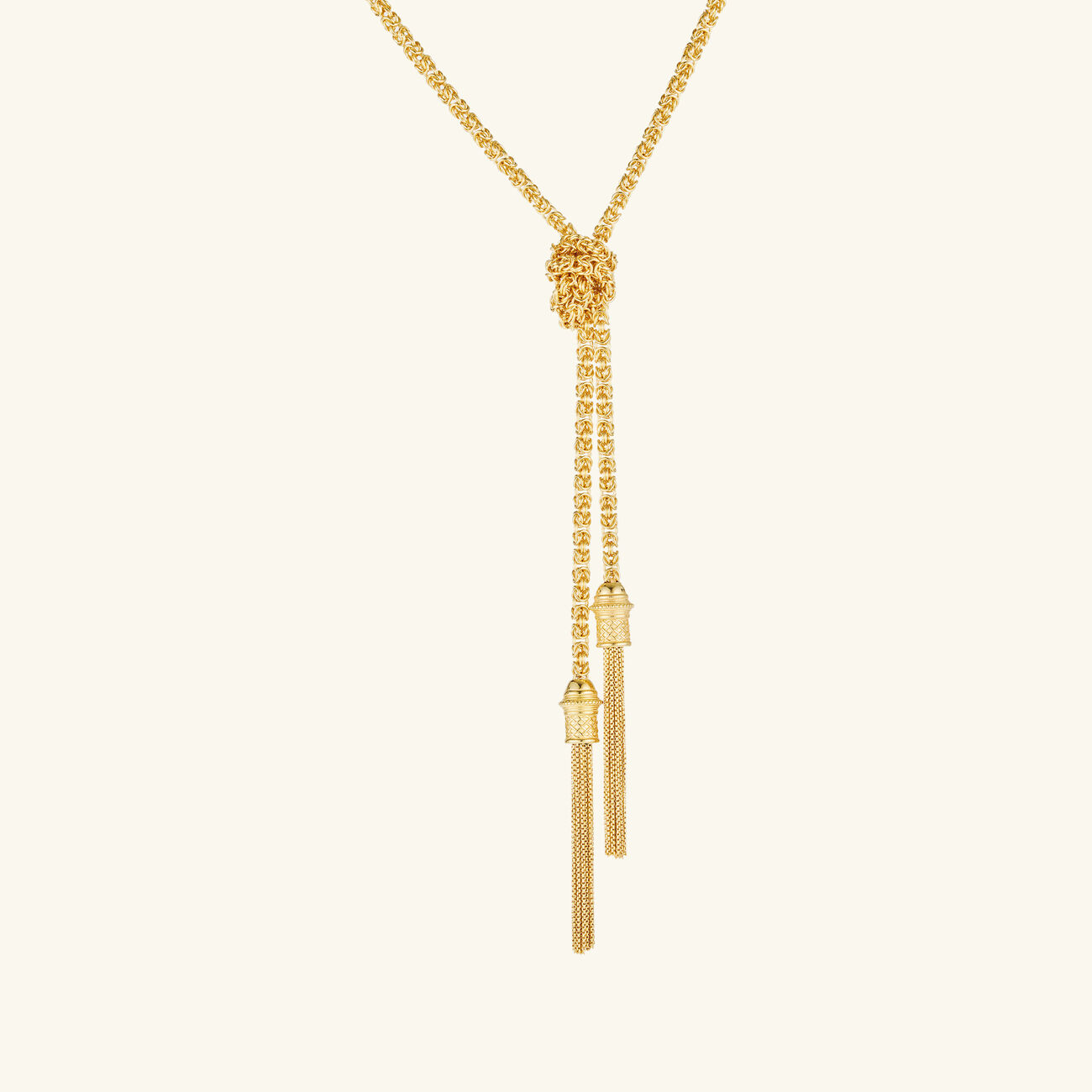 christofle pompon necklace chain gold
