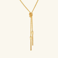 christofle pompon necklace chain gold