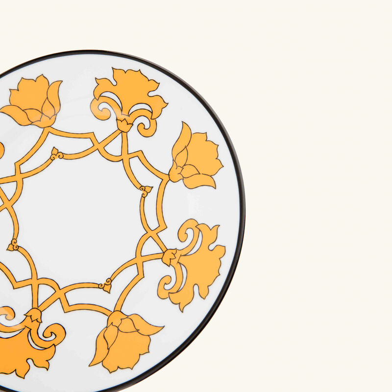 بينتو باريس طبق الحلويات جايبوري دائري أصفر 21 سم