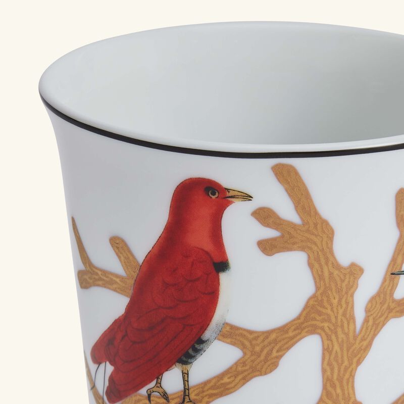Aux Oiseaux Tumbler with Candle bernardaud aux oiseaux tumbler with candle