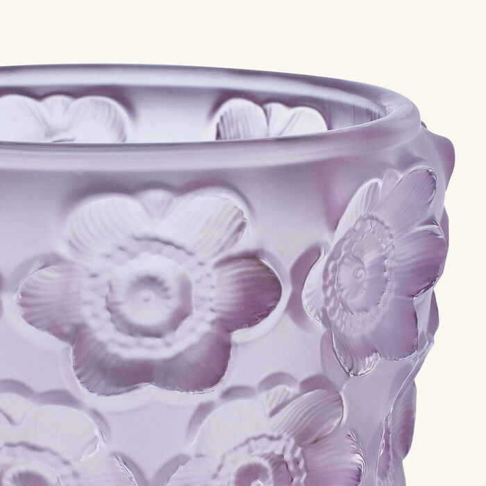 lalique anemones votive mini pink
